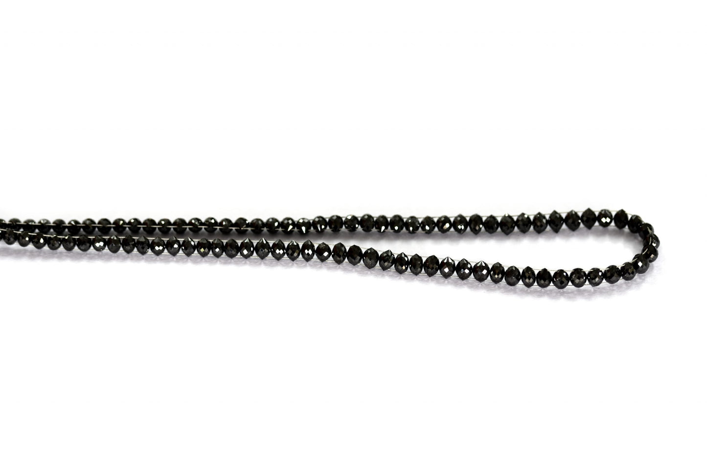 Black Diamond Oval Faceted