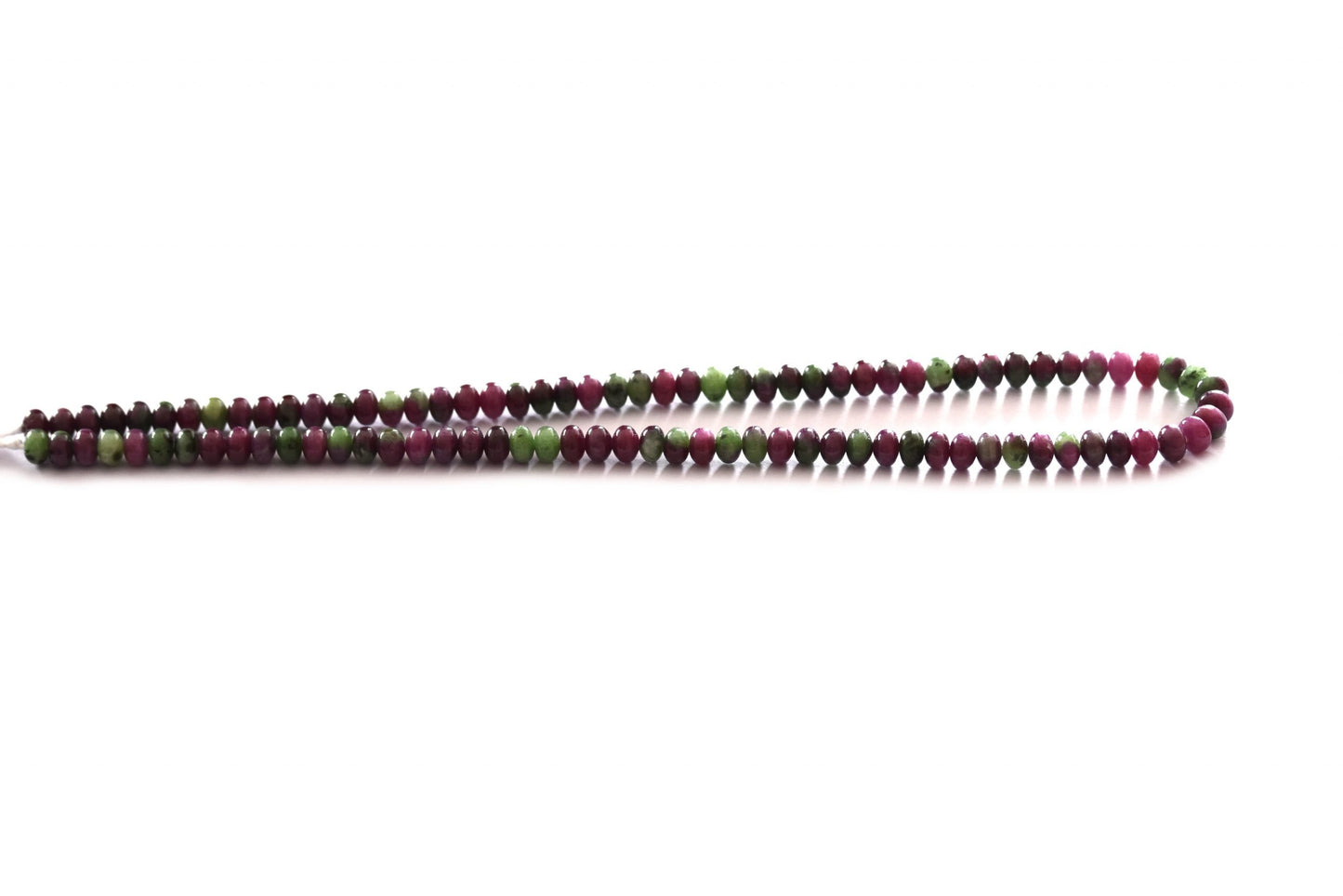 Ruby Zoisite Rondelle Smooth