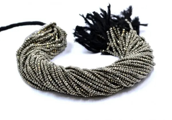 Pyrite Rondelle Beads