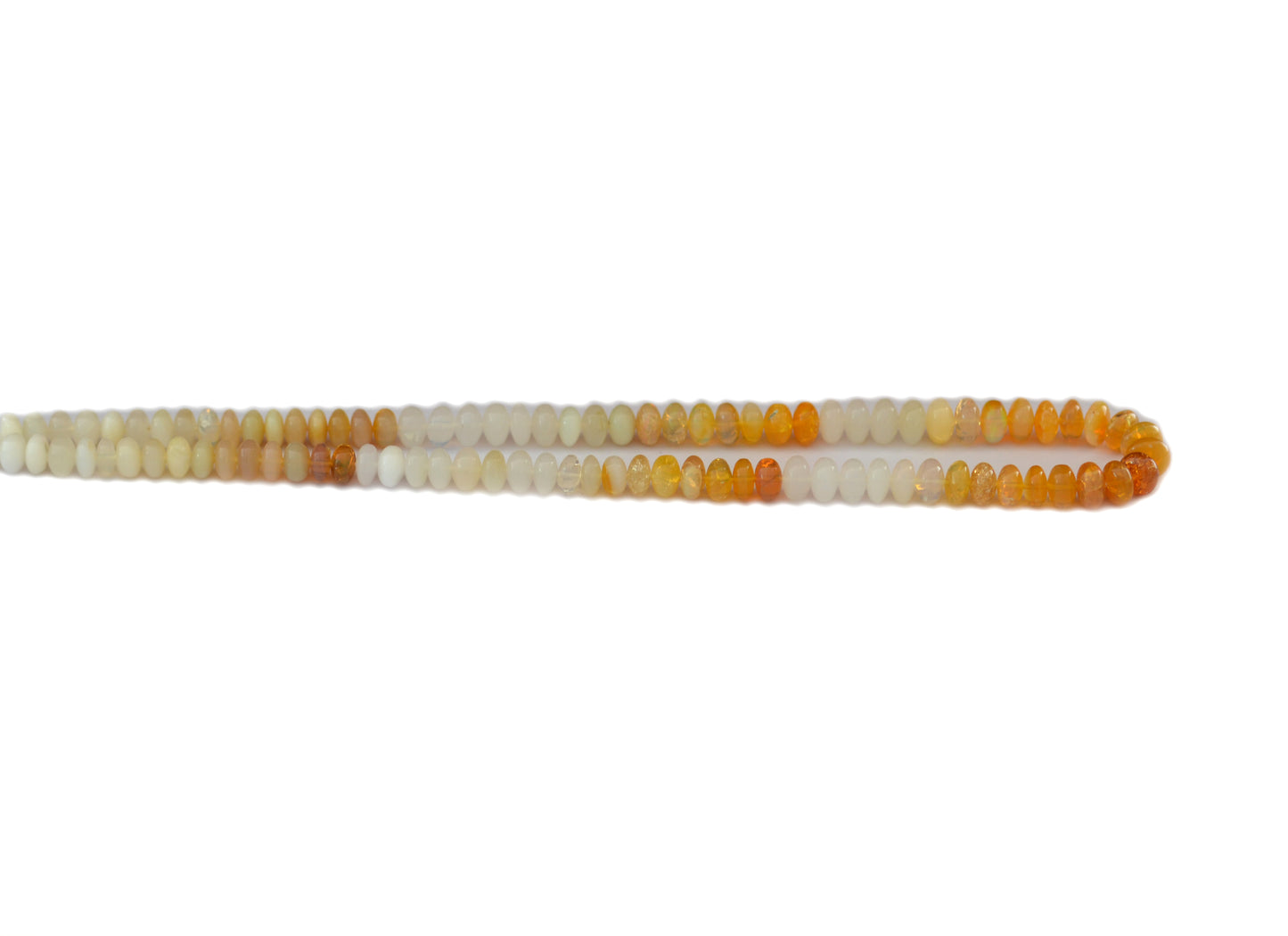 Fire Opal Rondelle Smooth