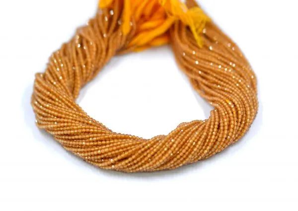 Hessonite Garnet Gemstone Beads