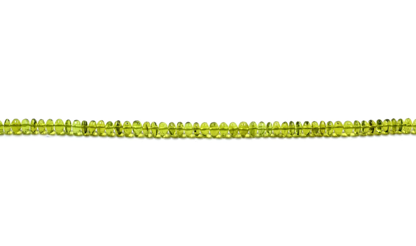 Peridot Rondelle Smooth