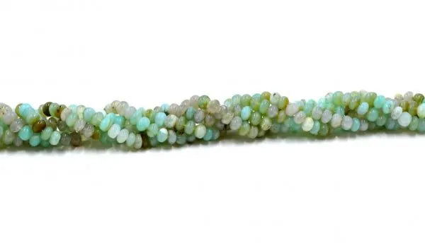 Peruvian Opal Rondelle Beads