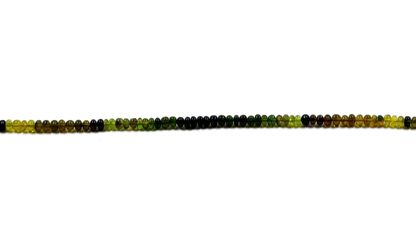 Grossular Garnet Rondelle Smooth