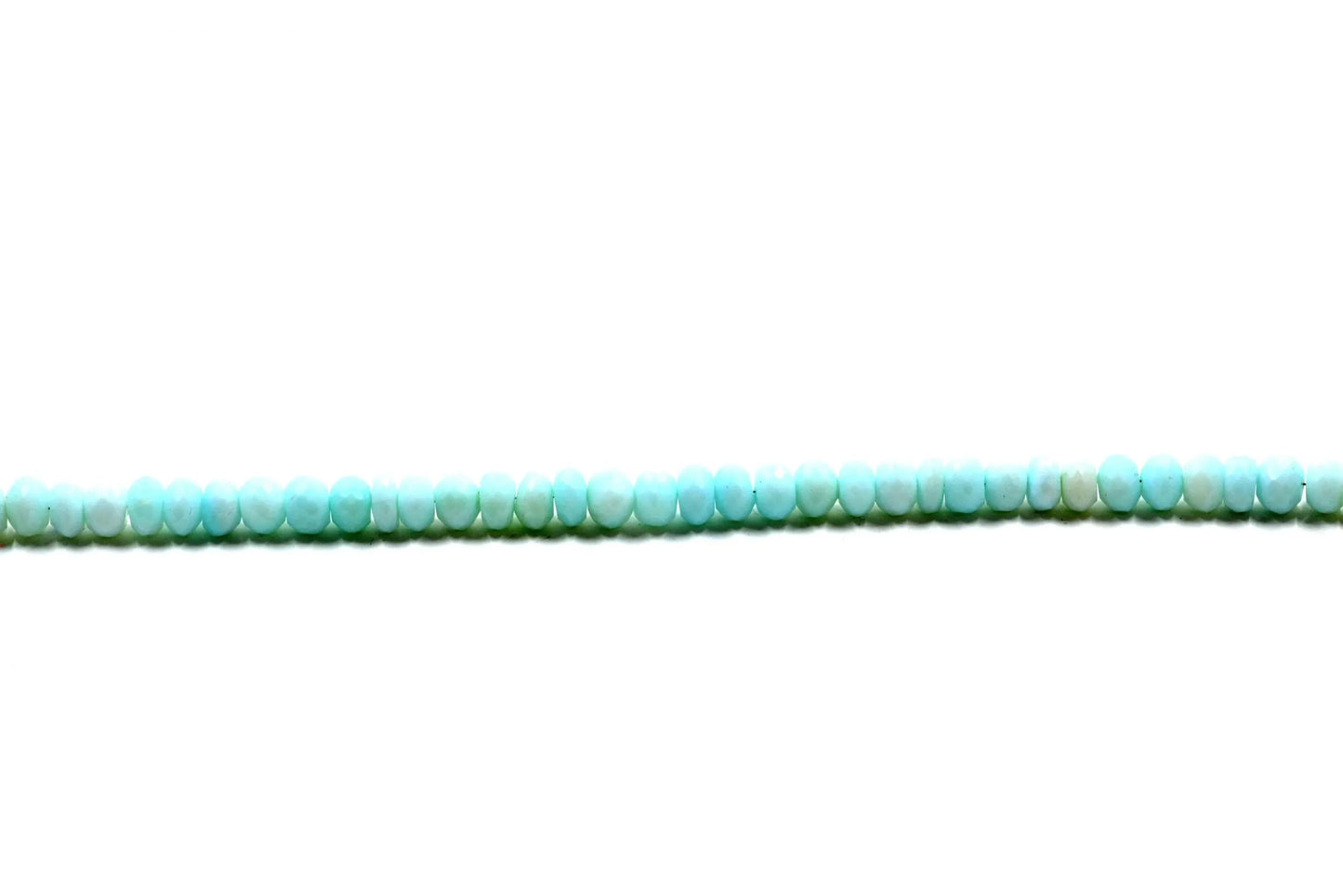 Peruvian Opal Rondelle Faceted