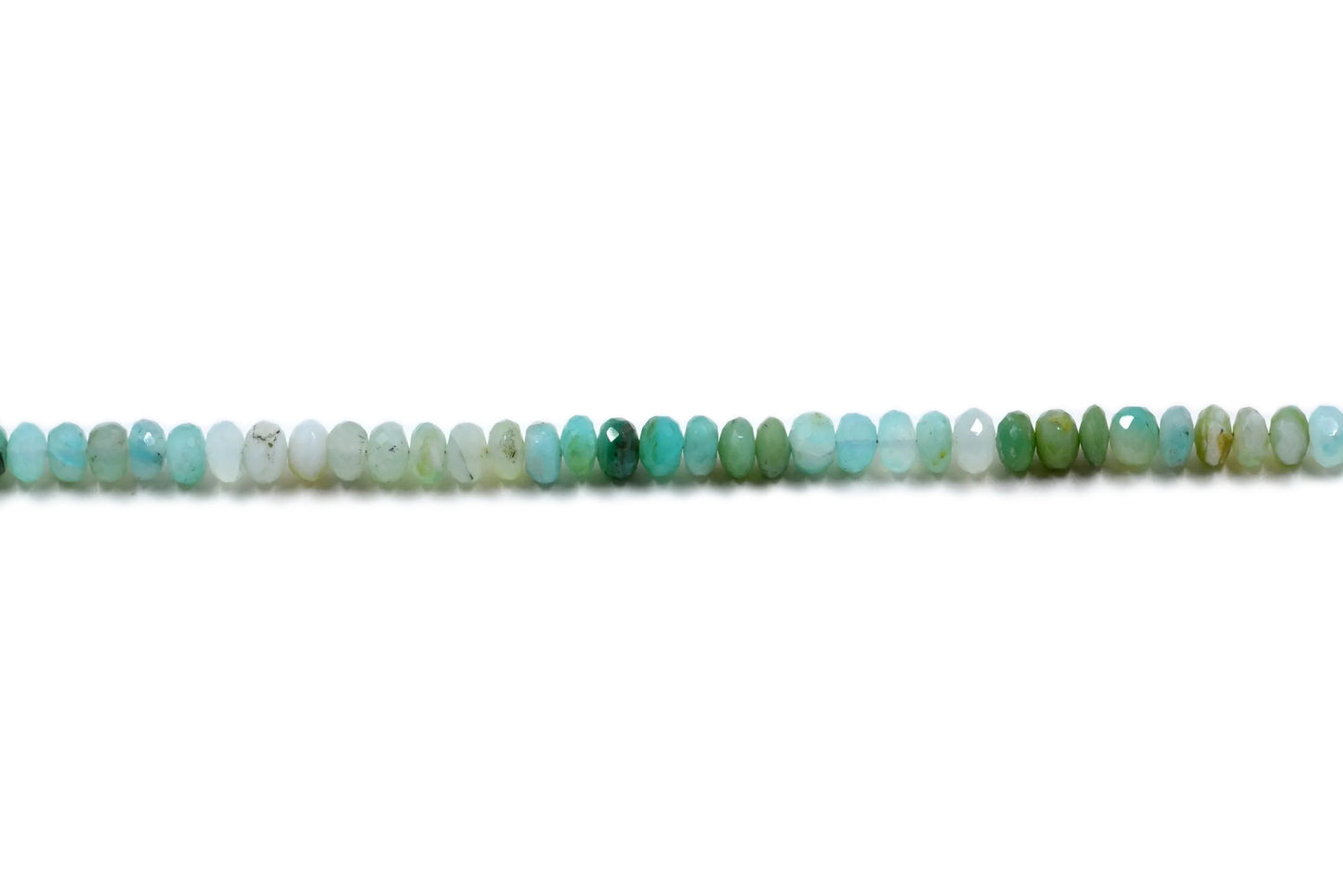 Peruvian Opal Rondelle Faceted