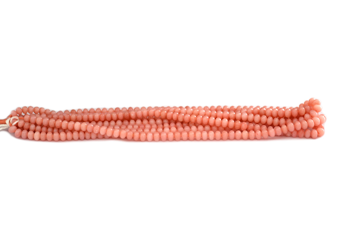Pink Opal Rondelle Beads