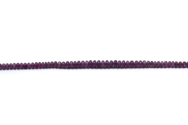 Pink Sapphire Rondelle Smooth