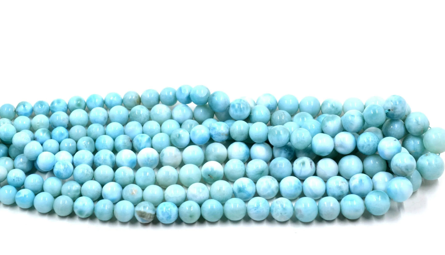 Larimar Round Beads
