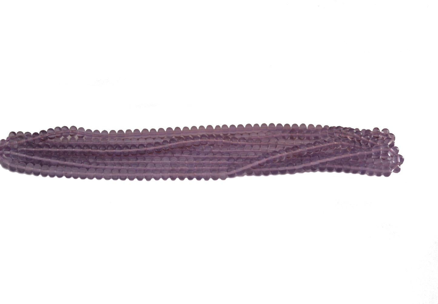 Flurite Rondelle Smooth Beads