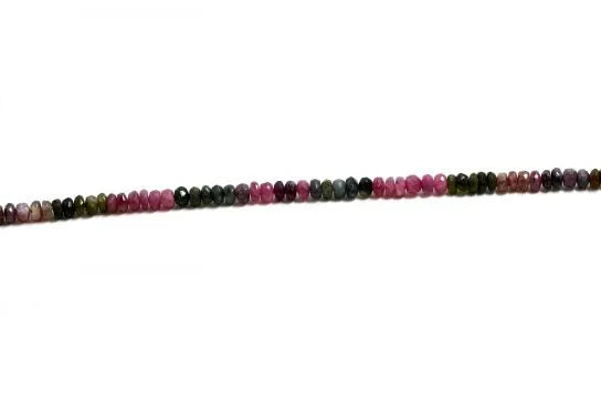 Tourmaline Rondelle Faceted
