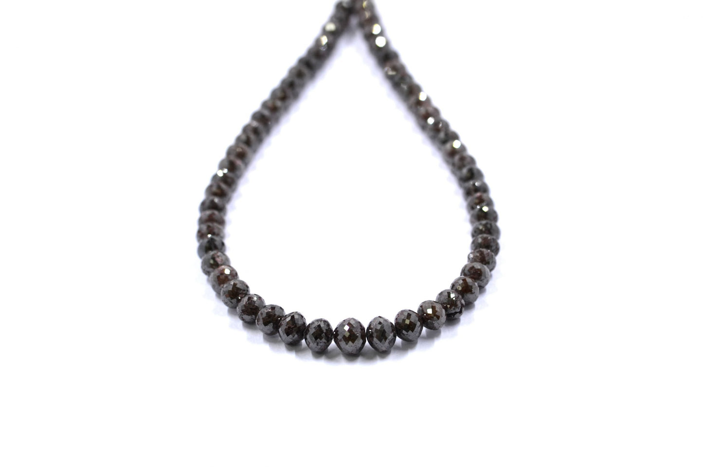 Brown Diamond Rondelle Faceted