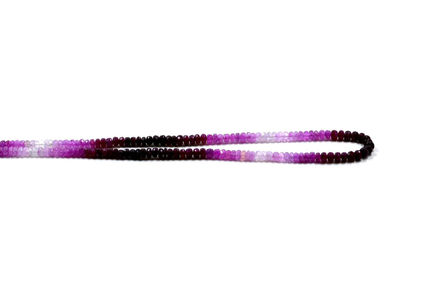 Ruby Rondelle Faceted AA
