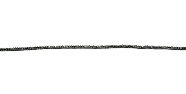 Pyrite Rondelle Faceted