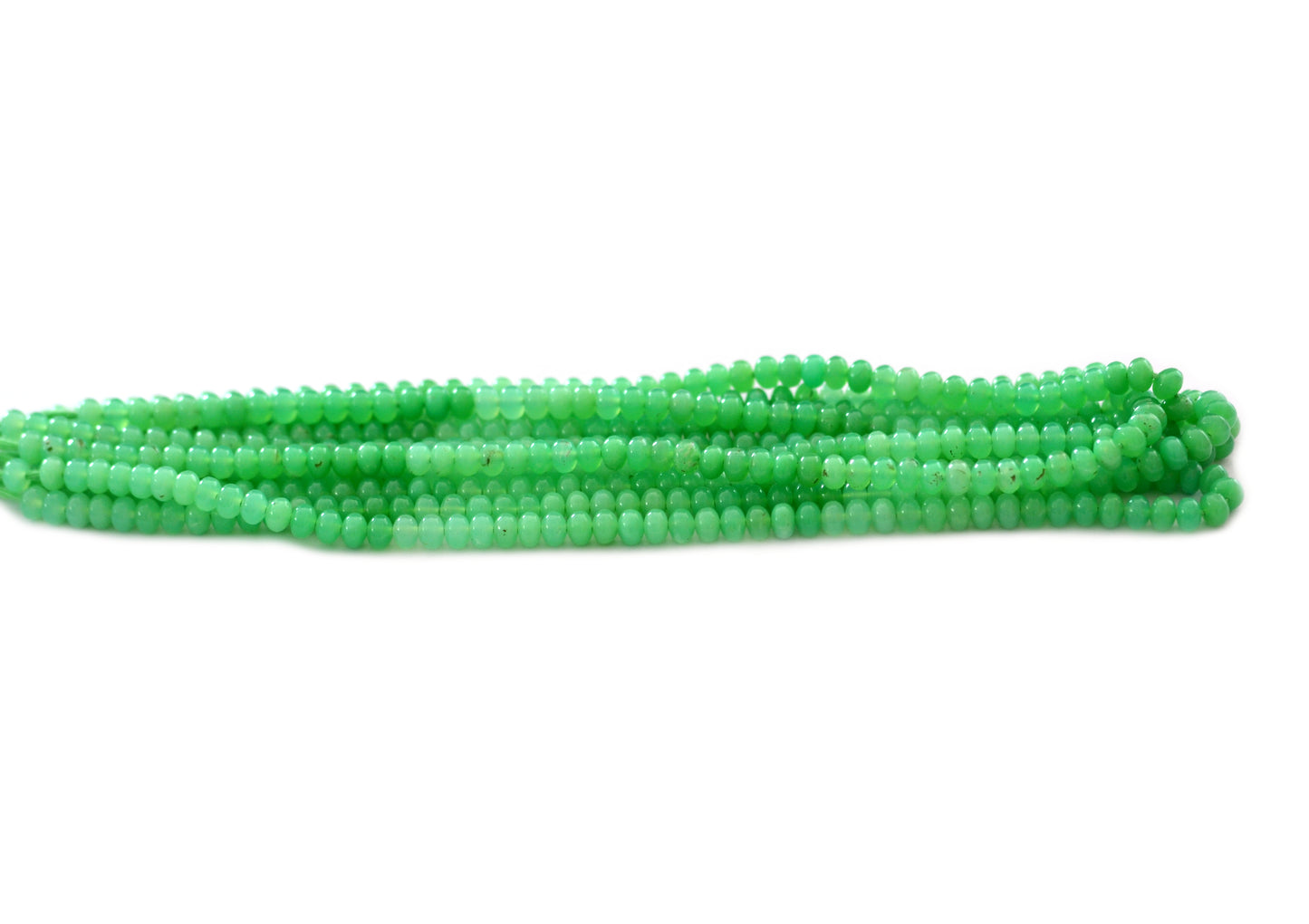 Shaded Chrysoprase Gemstone Beads