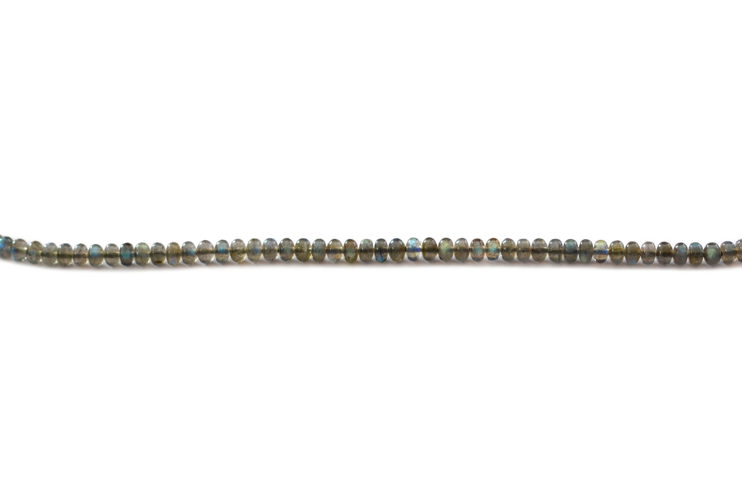 Labradorite Rondelle Smooth