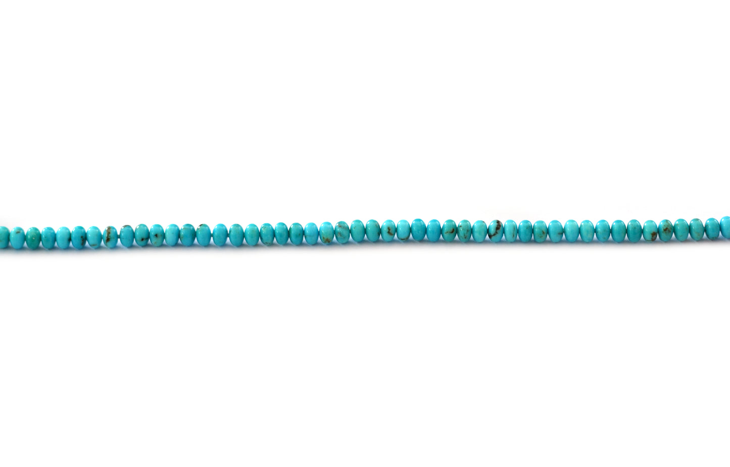 Turquoise Rondelle Smooth