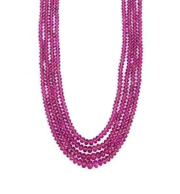 Rubellite Rondelle Smooth