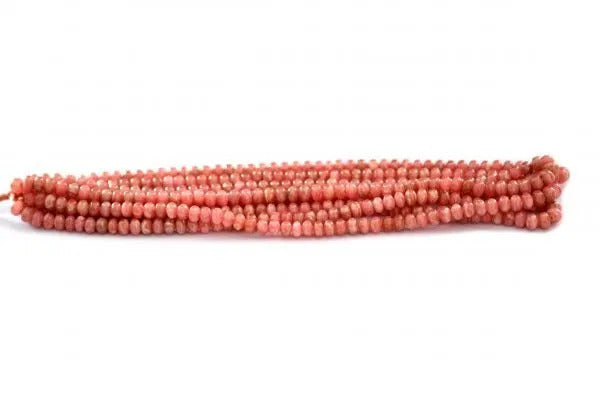 Rhodochrosite Rondelle Smooth