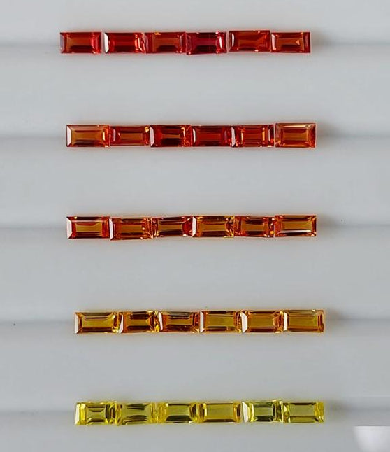 Sapphire Baguette Cut Stone