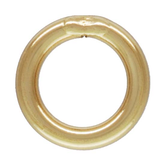 14kt Gold Jump Ring Round