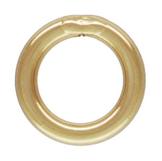 14kt Gold Jump Ring Round