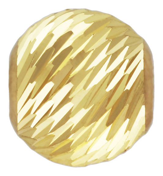 14kt Gold Multi-Cut Round Spacer Beads