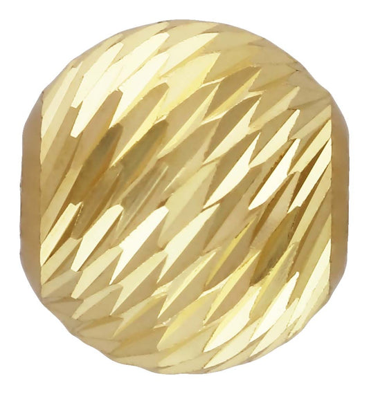 14kt Gold Multi-Cut Round Spacer Beads