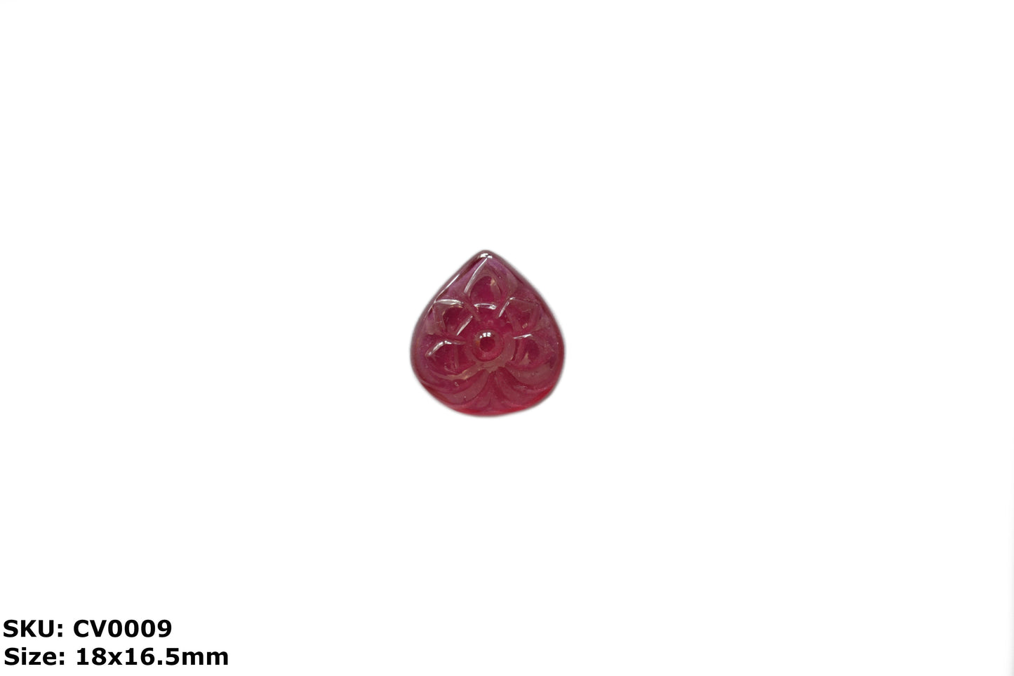 Pink Sapphire Carving