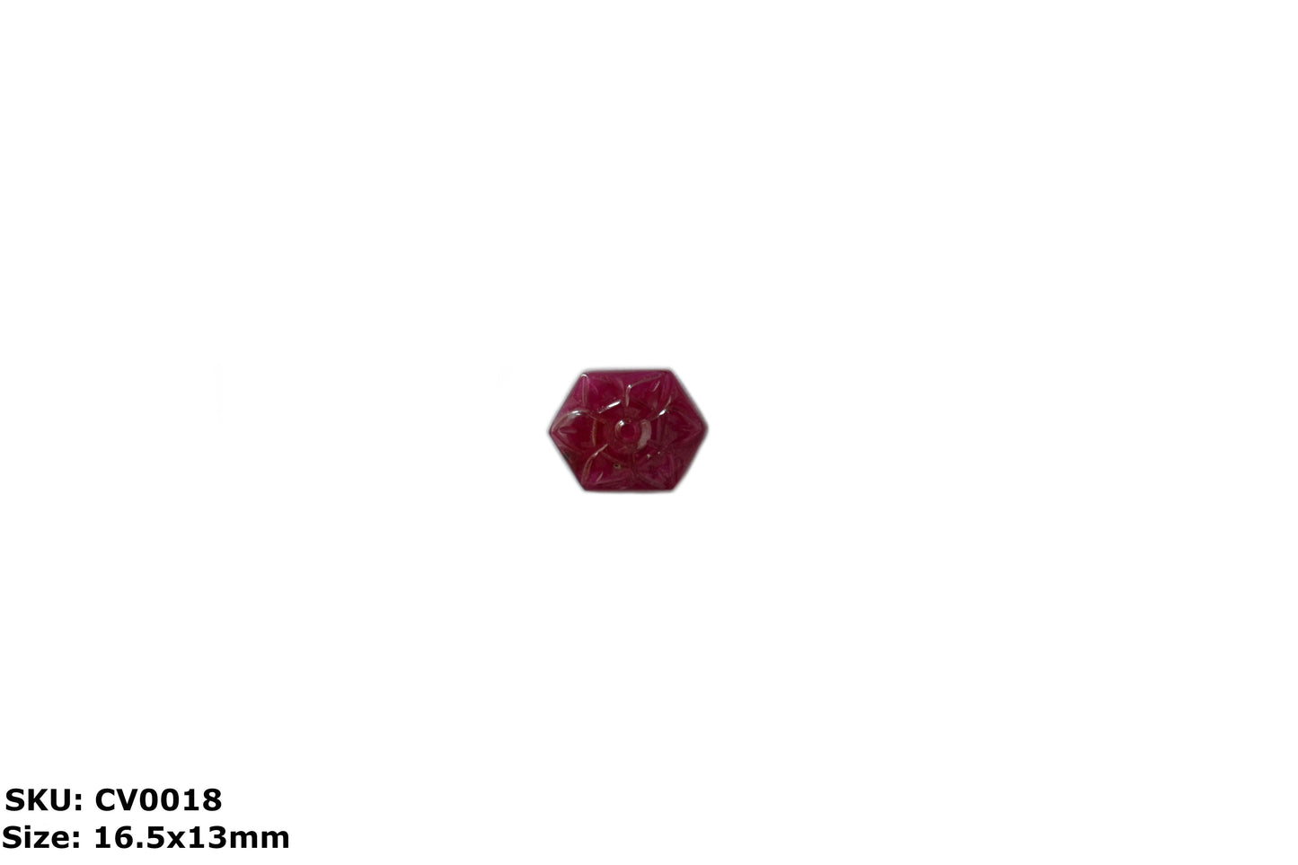 Pink Sapphire Carving