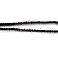 Black Tourmaline Rondelle Smooth