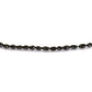 Black Diamond Oval Faceted