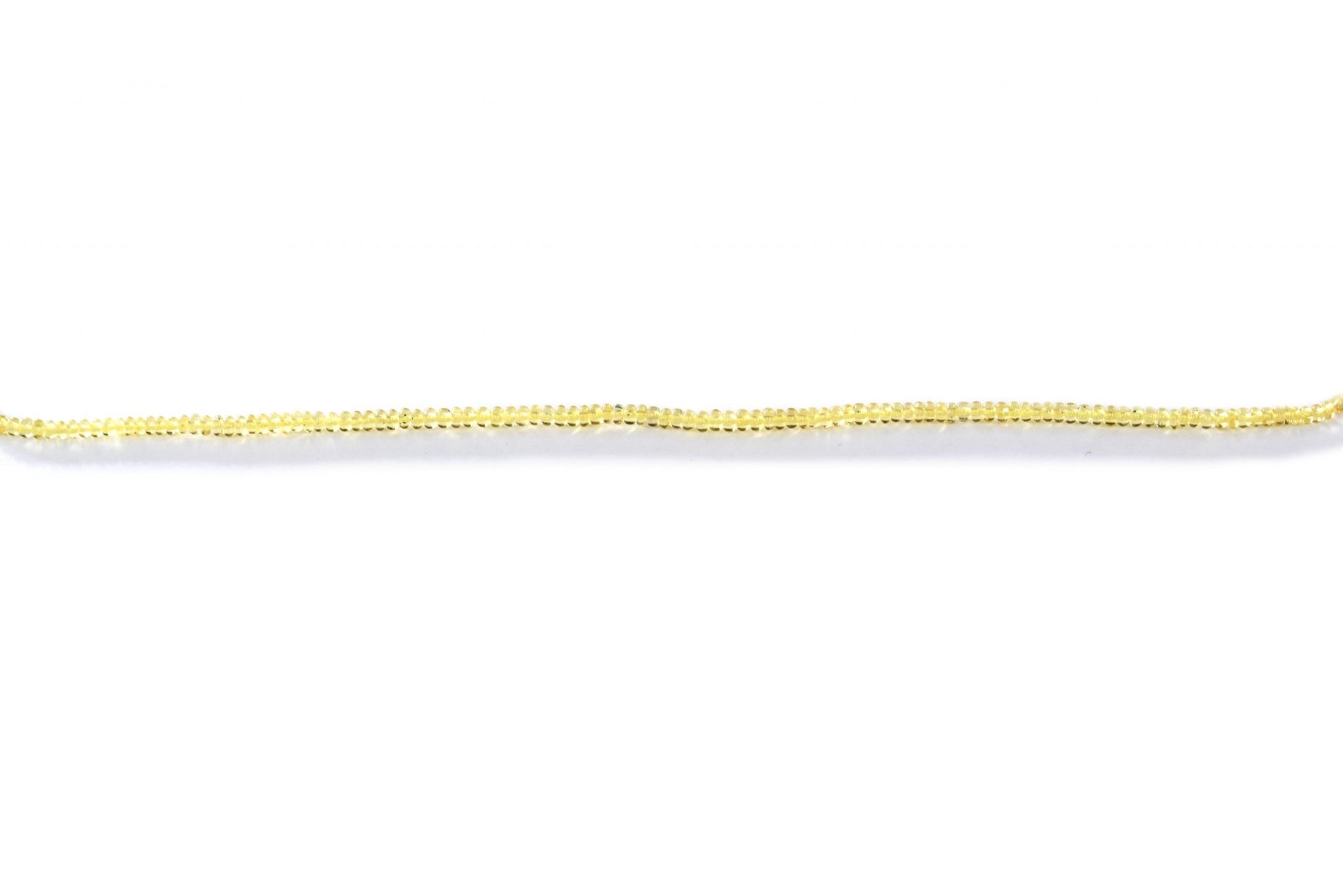 Yellow Sapphire Rondelle Smooth