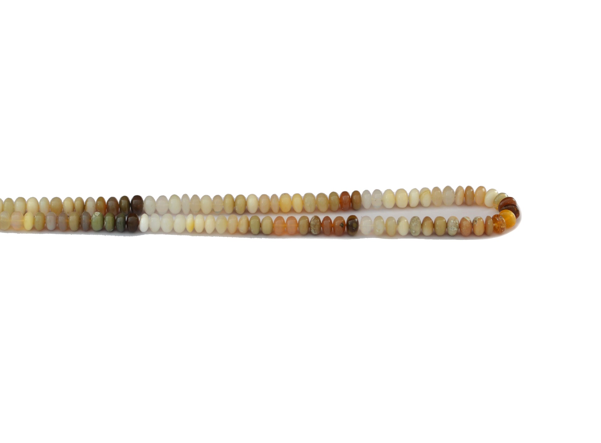 Ethiopian Opal Rondelle Beads