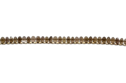 Smoky Quartz Rondelle Smooth