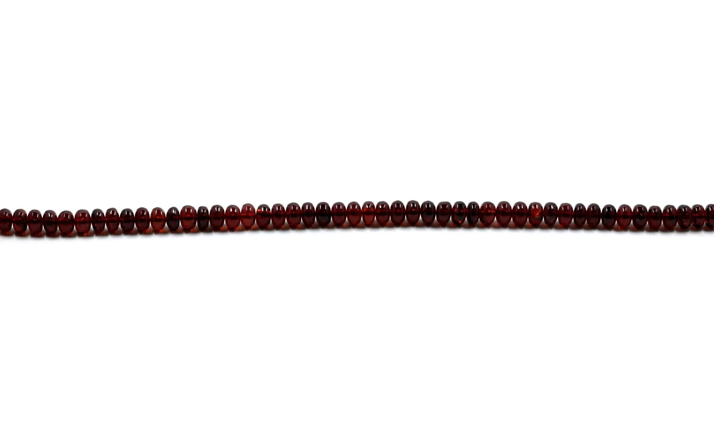 Garnet Rondelle Smooth