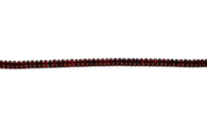 Garnet Rondelle Smooth
