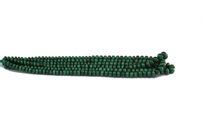 Malachite Rondelle Smooth