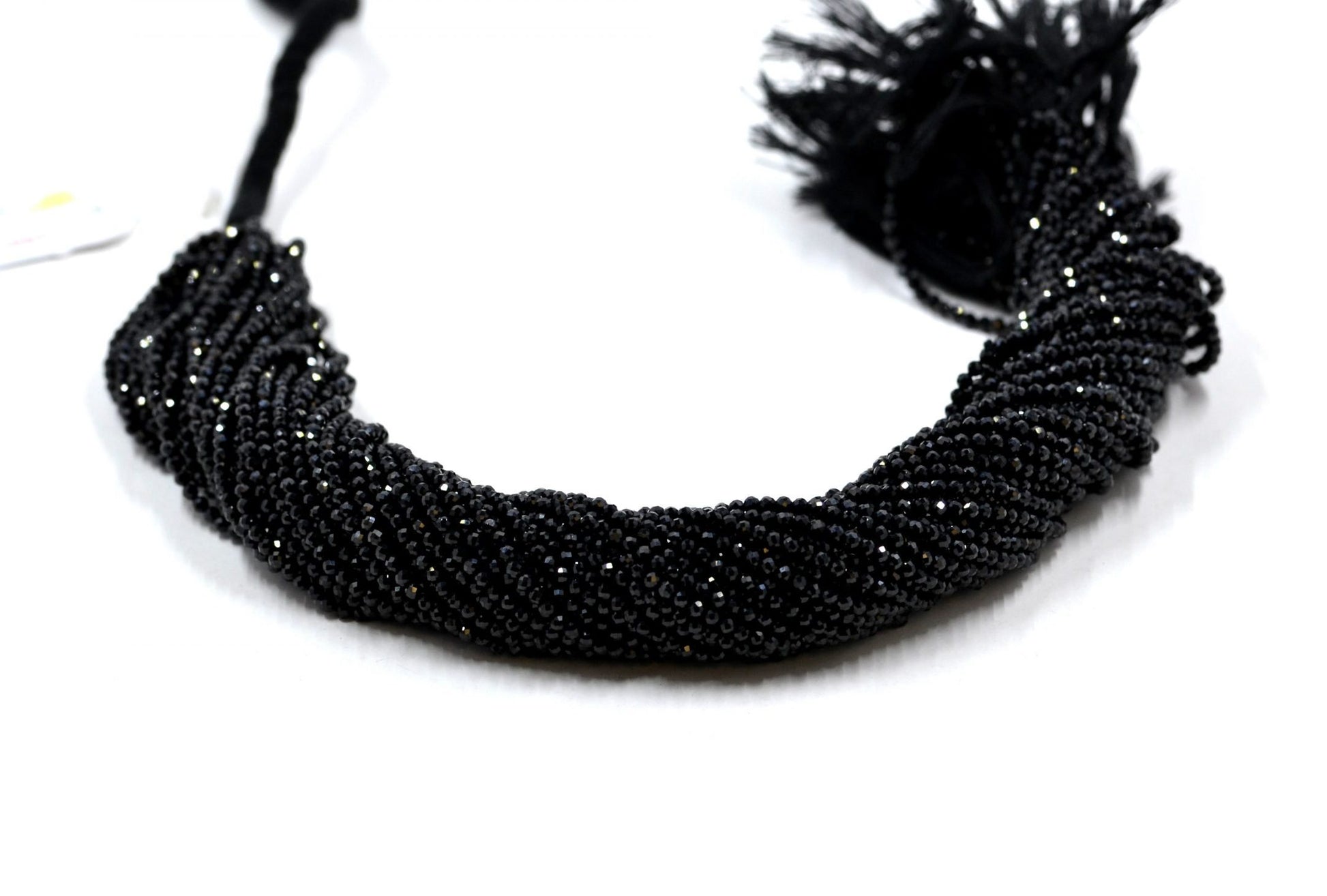 Black Spinel Round Faceted
