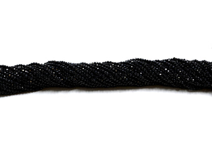 Black Spinel Round Faceted