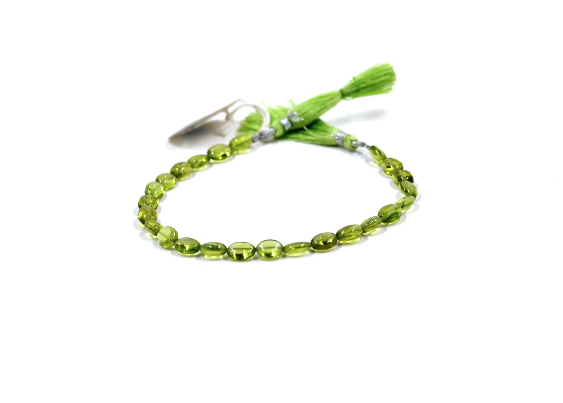 Peridot Oval Beads