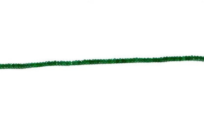 Green Onyx Rondelle Faceted