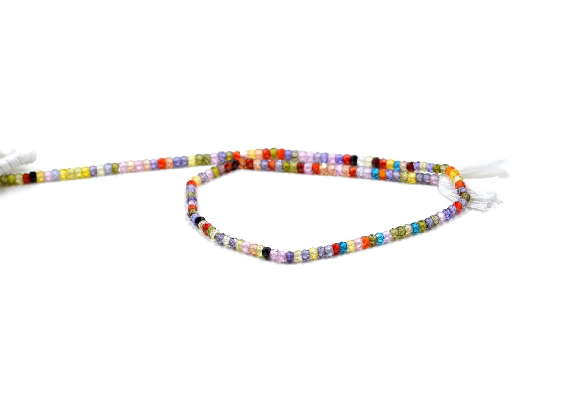 Cubic Zirconia Rondelle Faceted