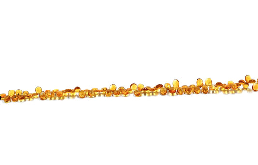 Citrine Pear S/D Faceted