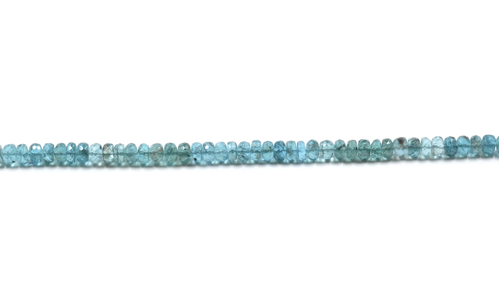 Apatite Rondelle Faceted AA