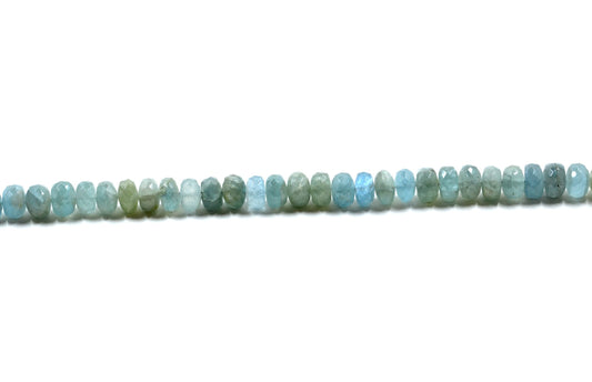 Aquamarine Rondelle Faceted AAA