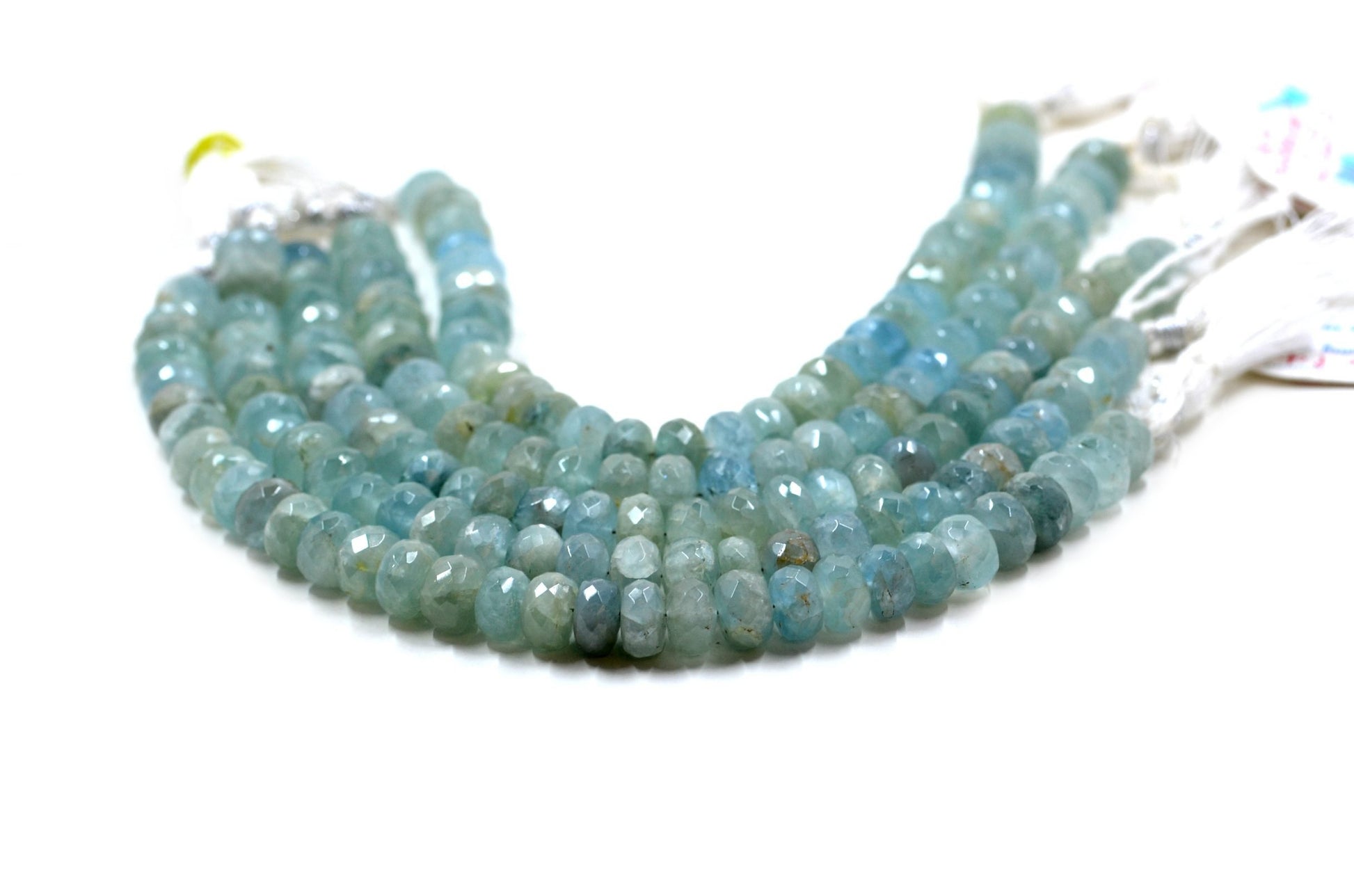 Aquamarine Rondelle Faceted AAA