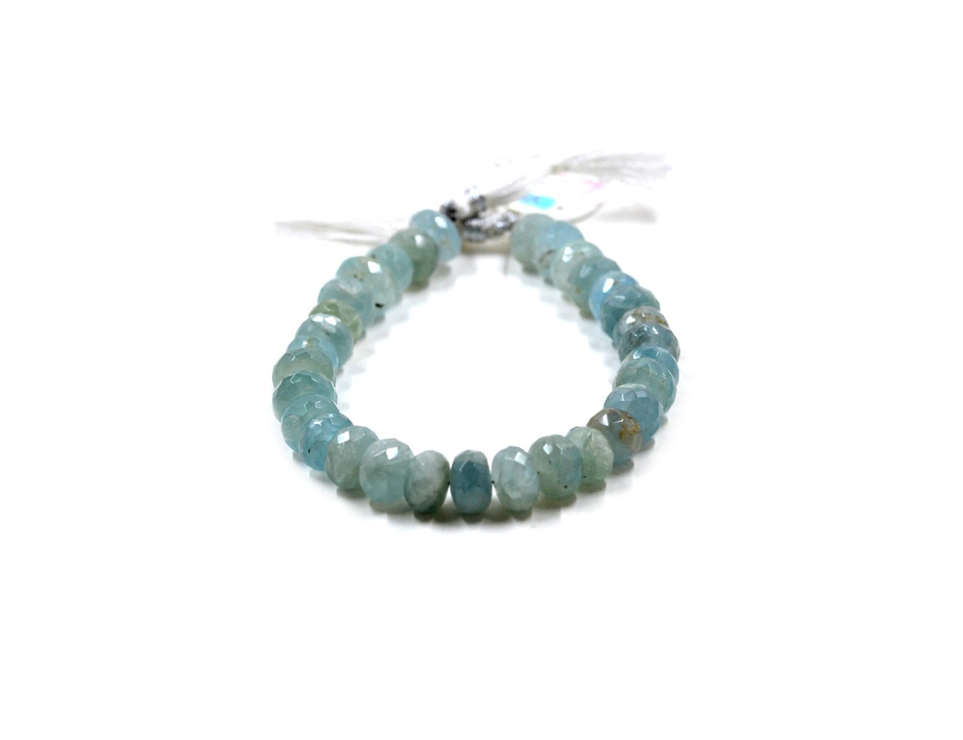Aquamarine Rondelle Faceted AAA