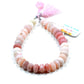 Pink Opal Rondelle Beads
