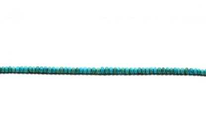 Turquoise Rondelle Smooth